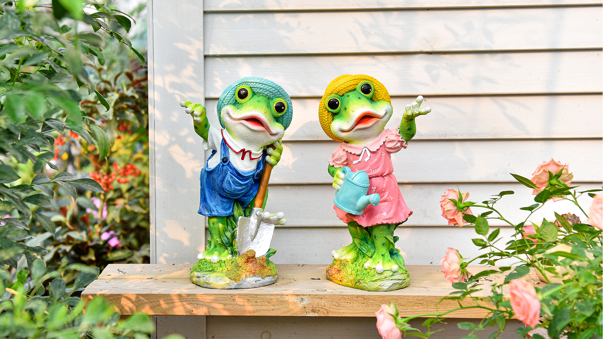 Amazon.com: Sungmor Frog Garden Statue Outdoor Decor, Resin Hard